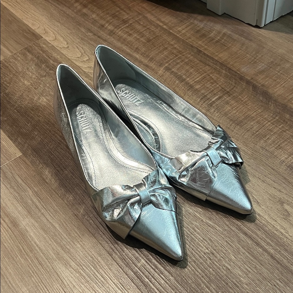 SCHUTZ Lyla Half Bow Flats